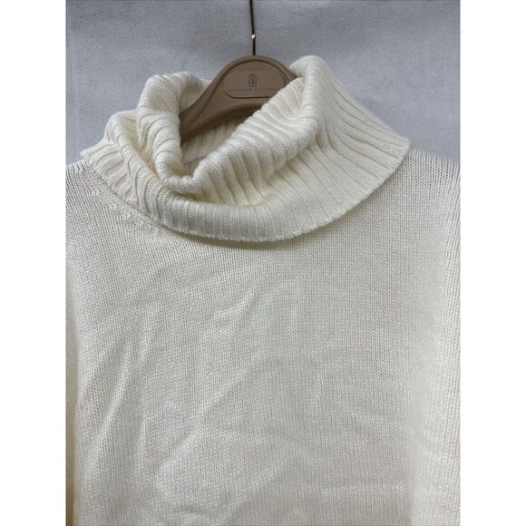 NEW Anthropologie blair turtleneck sweater In Ivory White Long Sleeve SZ XS - Picture 6 of 7
